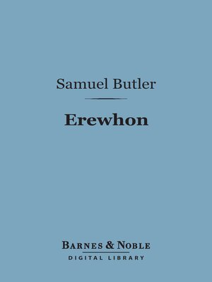 cover image of Erewhon (Barnes & Noble Digital Library)